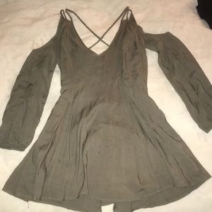 Olive Green TOBi Dress